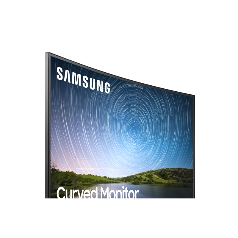 Samsung CR50 écran plat de PC 81,3 cm (32") 1920 x 1080 pixels Full HD LED Bleu, Gris