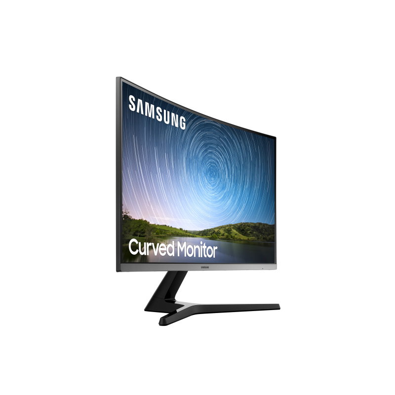 Samsung CR50 écran plat de PC 81,3 cm (32") 1920 x 1080 pixels Full HD LED Bleu, Gris