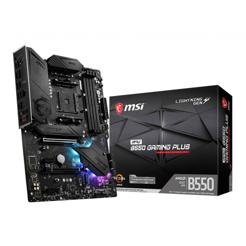 MSI MPG B550 Gaming Plus AMD B550 Emplacement AM4 ATX