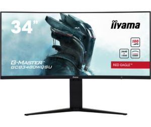 iiyama G-MASTER GCB3480WQSU-B1 écran plat de PC 86,4 cm (34") 3440 x 1440 pixels UltraWide Quad HD LCD Noir