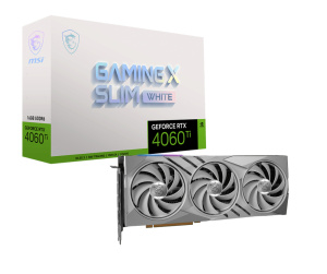 MSI GAMING GeForce RTX 4060 Ti X SLIM WHITE 16G NVIDIA 16 Go GDDR6