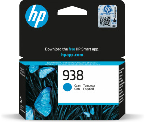 HP 938 Cartouche Encre Authentique Cyan