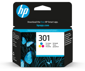 HP 301 cartouche d'encre trois couleurs authentique