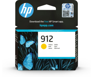 HP 912 Cartouche d'encre jaune authentique