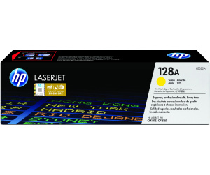 HP 128A toner LaserJet jaune authentique