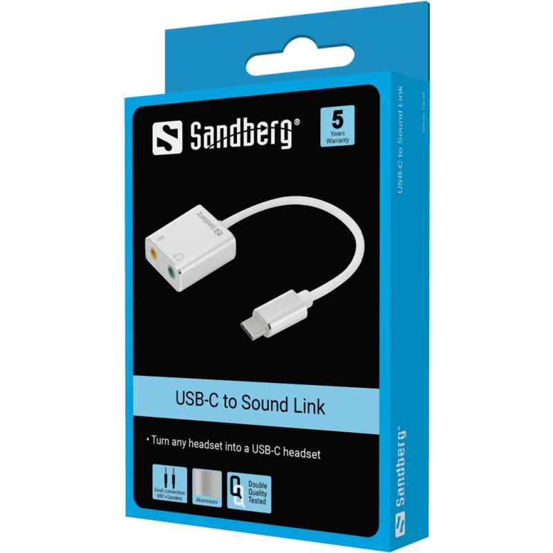 Sandberg USB-C to Sound Link