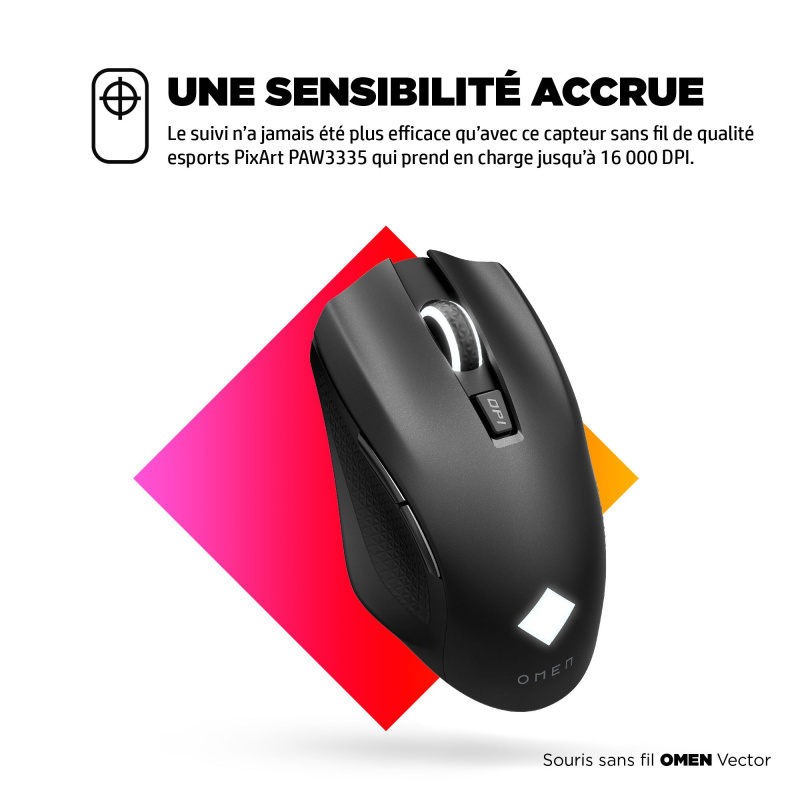 HP Souris sans fil OMEN Vector