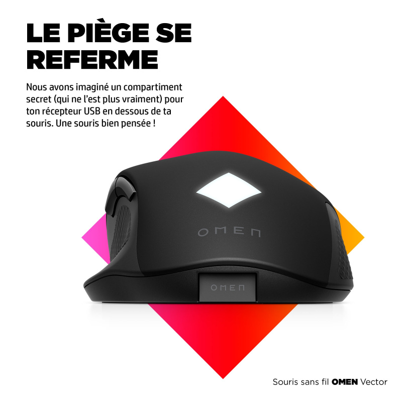 HP Souris sans fil OMEN Vector