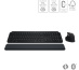 Logitech MX Keys S Combo clavier Souris incluse Bureau RF sans fil + Bluetooth AZERTY Belge Graphite