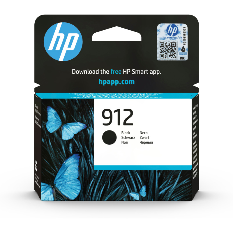 HP 912 Cartouche d'encre noire authentique