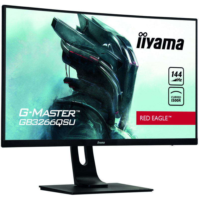 iiyama G-MASTER GB3266QSU-B1 LED display 80 cm (31.5") 2560 x 1440 pixels Quad HD Noir