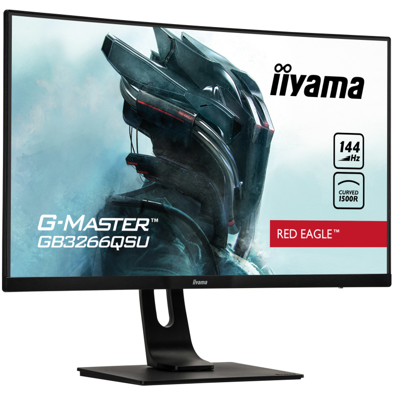 iiyama G-MASTER GB3266QSU-B1 LED display 80 cm (31.5") 2560 x 1440 pixels Quad HD Noir