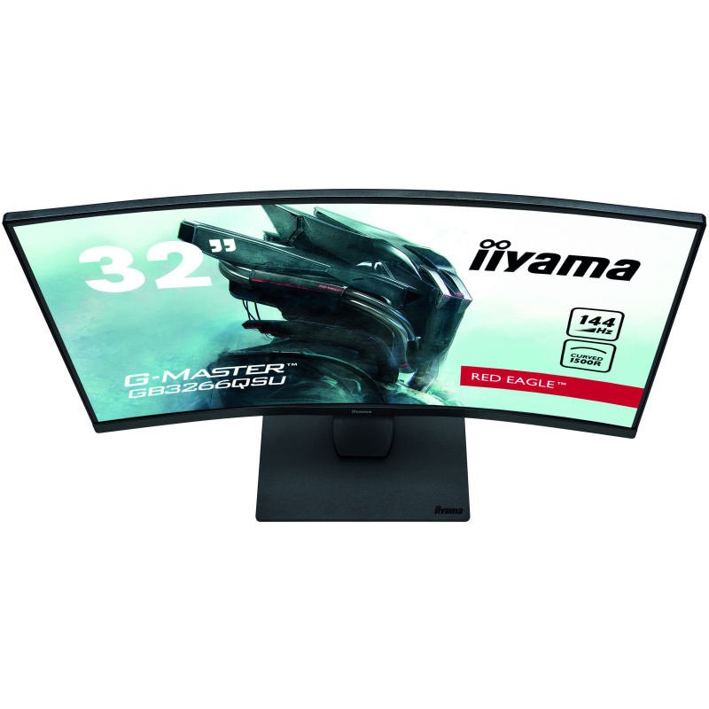 iiyama G-MASTER GB3266QSU-B1 LED display 80 cm (31.5") 2560 x 1440 pixels Quad HD Noir