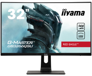 iiyama G-MASTER GB3266QSU-B1 LED display 80 cm (31.5") 2560 x 1440 pixels Quad HD Noir