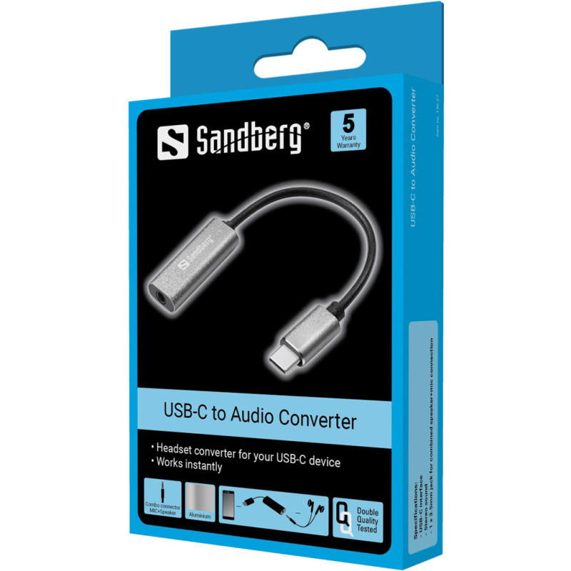 Sandberg USB-C Audio Adapter