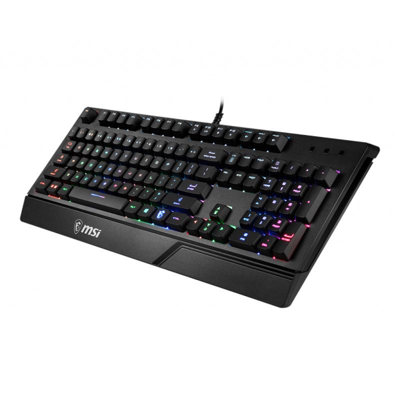 MSI Vigor GK20 clavier Jouer USB AZERTY Français Noir