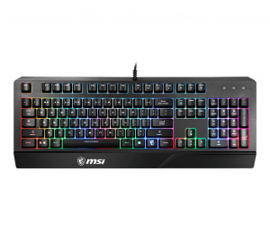 MSI Vigor GK20 clavier Jouer USB AZERTY Français Noir