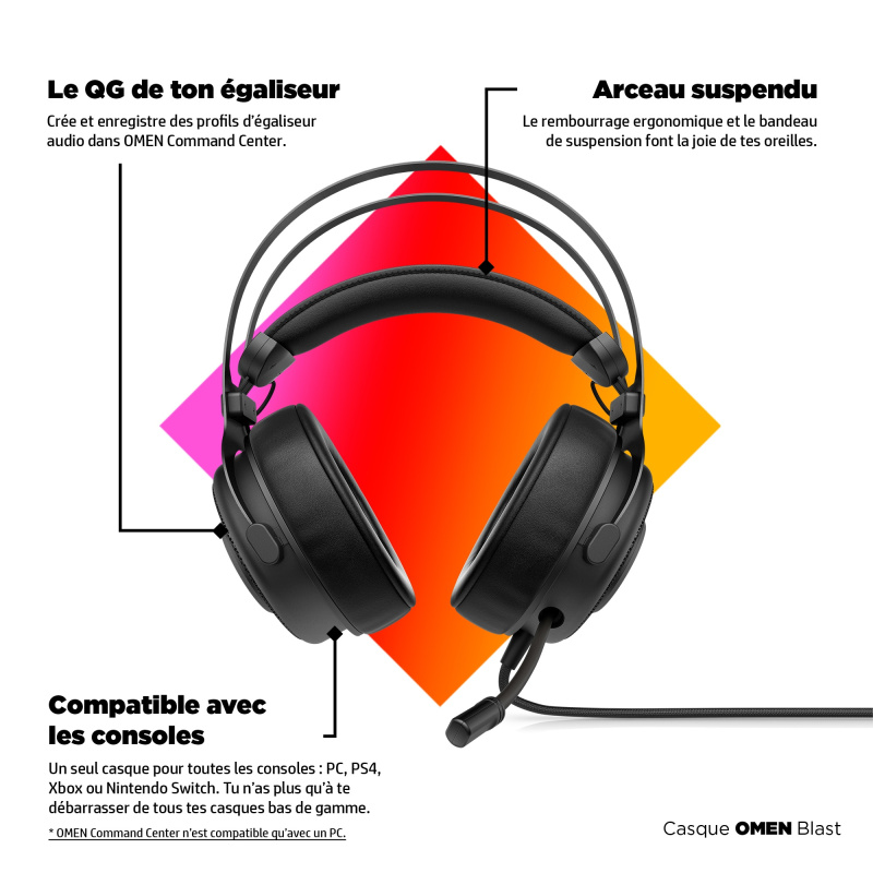 HP OMEN Casque Blast