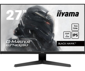 iiyama G-MASTER Black Hawk écran plat de PC 68,6 cm (27") 2560 x 1440 pixels Wide Quad HD LED Noir