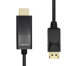 ProXtend DP1.2-HDMI30-002 câble vidéo et adaptateur 2 m DisplayPort HDMI Noir