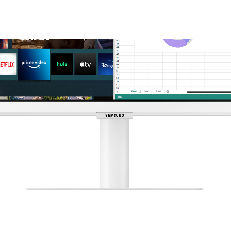 Samsung S27AM501NU écran plat de PC 68,6 cm (27") 1920 x 1080 pixels Full HD LCD Blanc