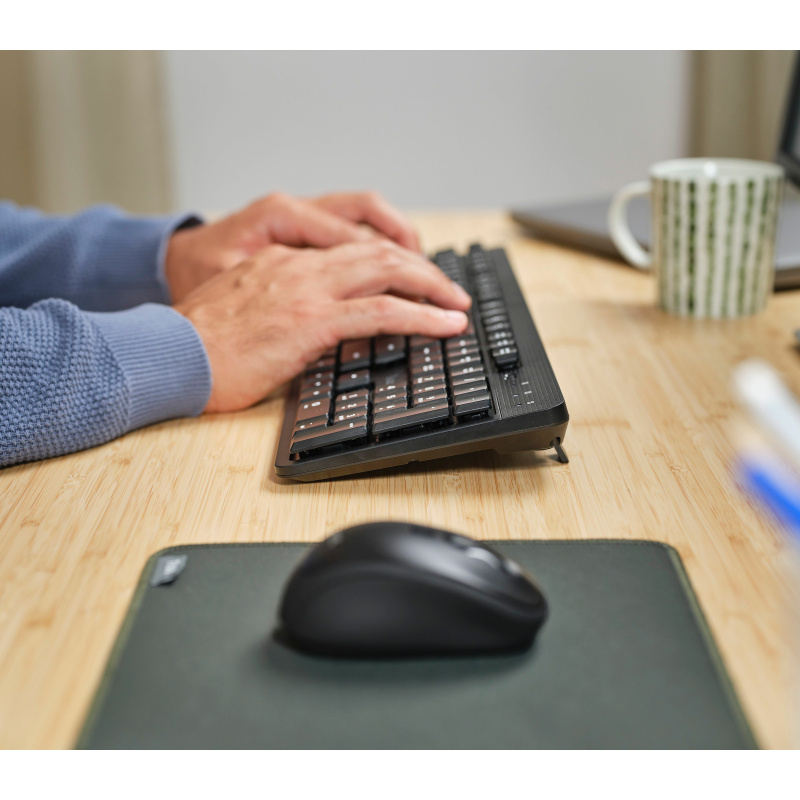 Trust Ody II clavier Souris incluse Bureau RF sans fil AZERTY Français Noir