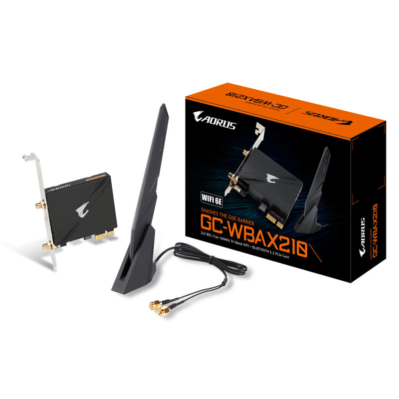 Gigabyte GC-WBAX210 carte réseau Interne WLAN / Bluetooth 2400 Mbit/s