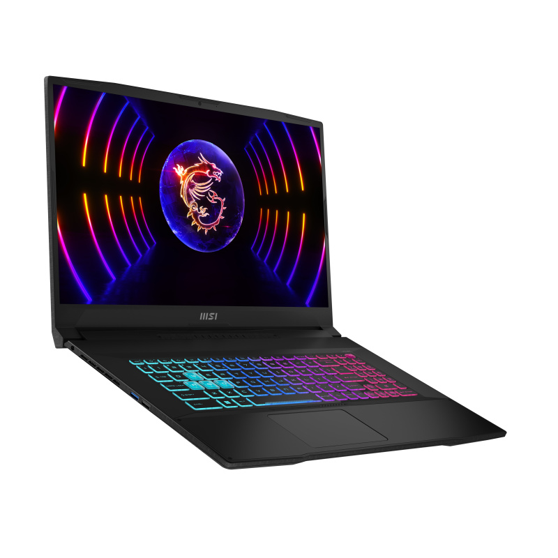 MSI Katana 17 B13VFK-1042FR Intel® Core™ i7 i7-13620H Ordinateur portable 43,9 cm (17.3") Full HD 32 Go DDR5-SDRAM 1 To SSD NVIDIA GeForce RTX 4060 Wi-Fi 6E (802.11ax) Windows 11 Pro Noir