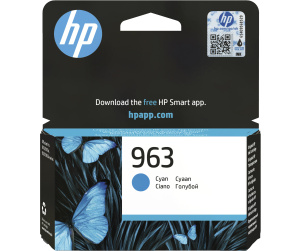 HP 963 Cartouche d'encre cyan authentique