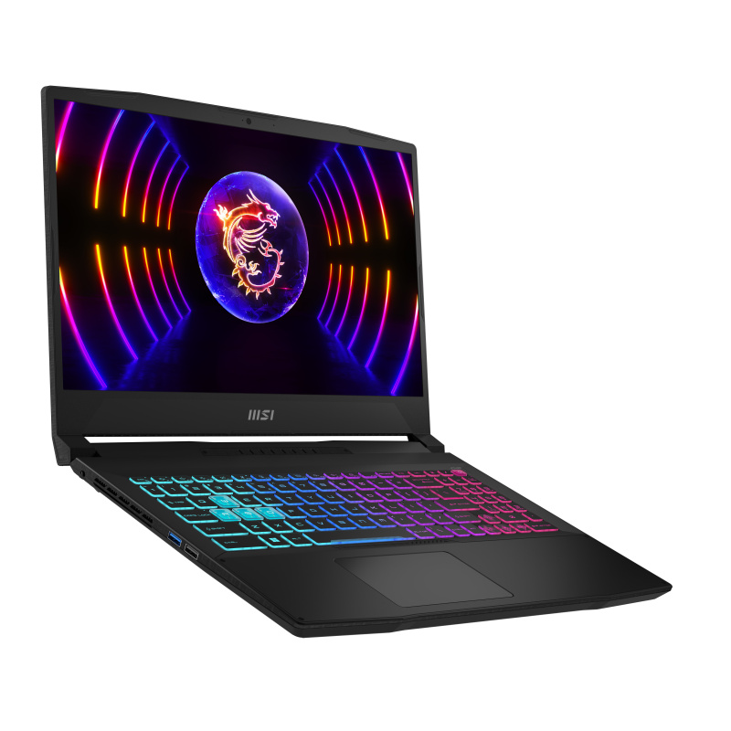 MSI Katana 15 B12VGK-059FR Intel® Core™ i7 i7-12650H Ordinateur portable 39,6 cm (15.6") Full HD 32 Go DDR5-SDRAM 1 To SSD NVIDIA GeForce RTX 4070 Wi-Fi 6 (802.11ax) Windows 11 Pro Noir