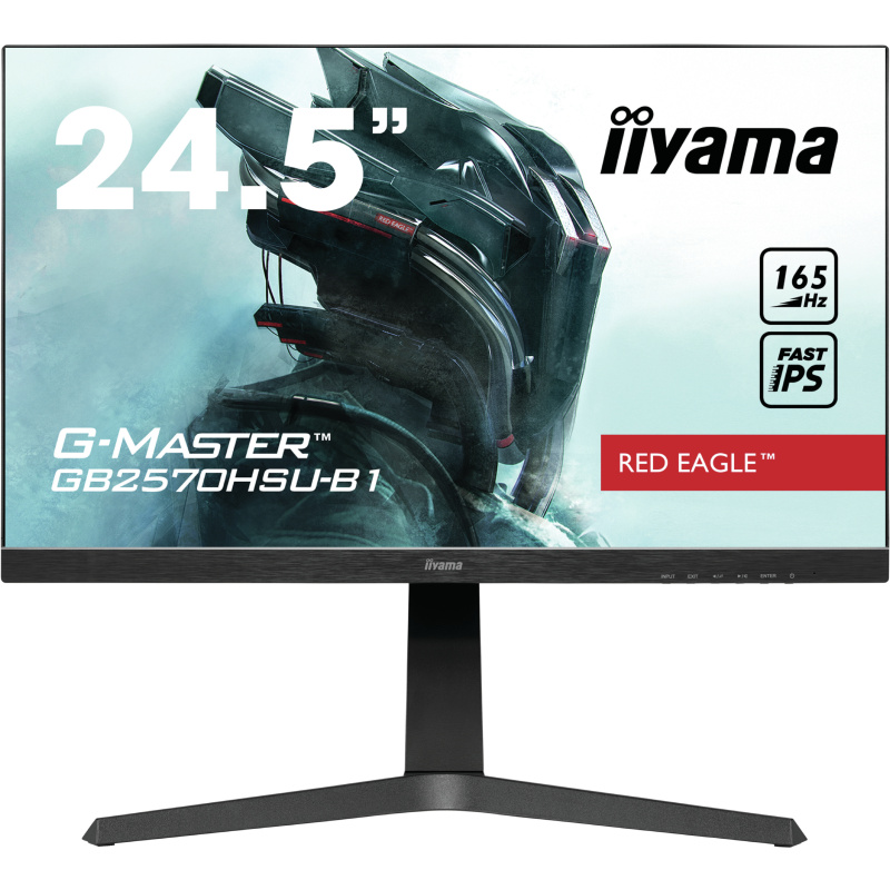 iiyama G-MASTER GB2570HSU-B1 écran plat de PC 62,2 cm (24.5") 1920 x 1080 pixels Full HD LED Noir