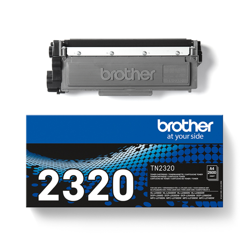 Brother TN-2320 - Cartouche de toner originale à haut rendement – Noir