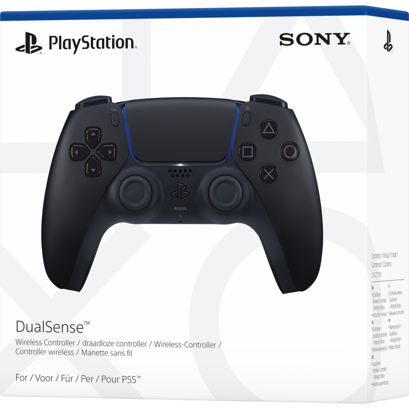 Sony Manette DualSense Midnight Black PS5 V2