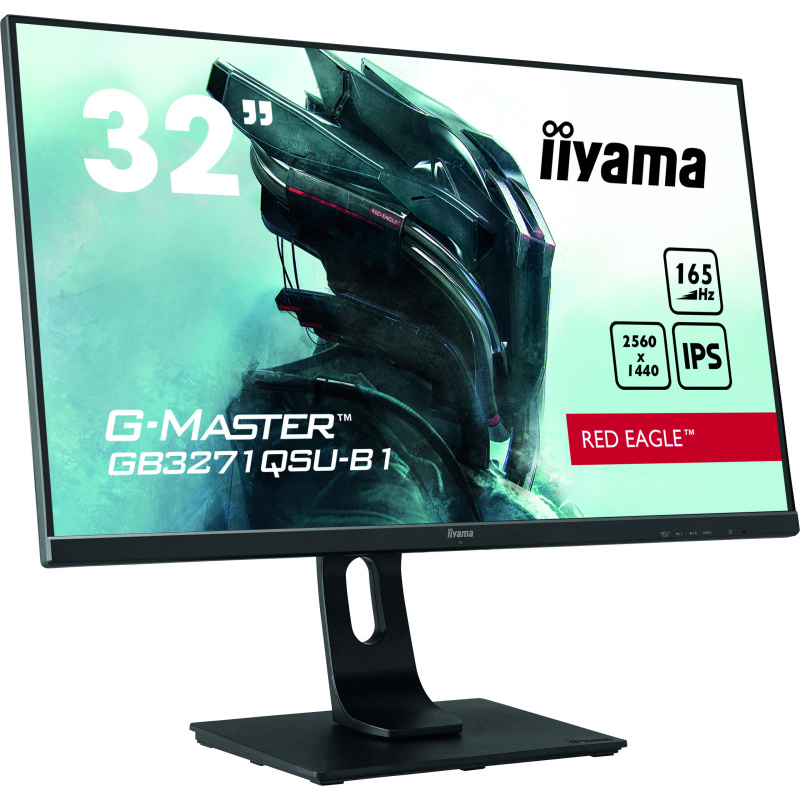 iiyama G-MASTER GB3271QSU-B1 écran plat de PC 80 cm (31.5") 2560 x 1440 pixels Wide Quad HD LED Noir