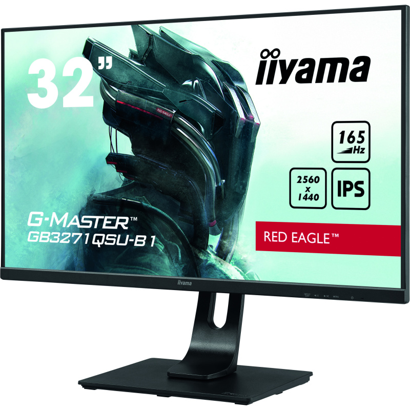 iiyama G-MASTER GB3271QSU-B1 écran plat de PC 80 cm (31.5") 2560 x 1440 pixels Wide Quad HD LED Noir