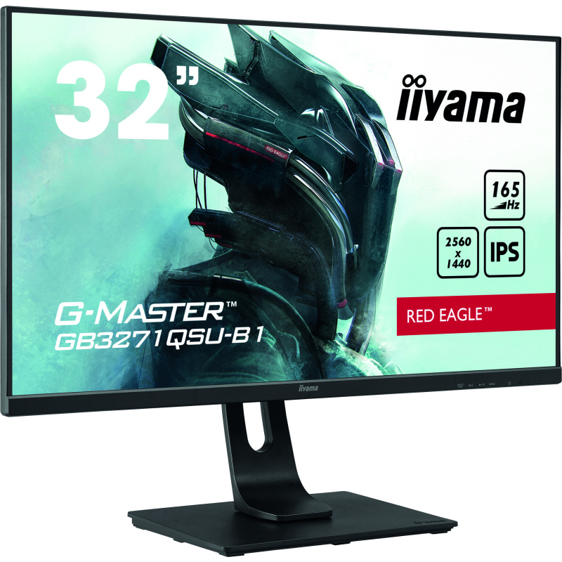 iiyama G-MASTER GB3271QSU-B1 écran plat de PC 80 cm (31.5") 2560 x 1440 pixels Wide Quad HD LED Noir