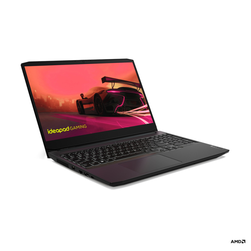 Lenovo IdeaPad Gaming 3 AMD Ryzen™ 7 5800H Ordinateur portable 39,6 cm (15.6") Full HD 16 Go DDR4-SDRAM 512 Go SSD NVIDIA GeForce RTX 3060 Wi-Fi 6 (802.11ax) Windows 11 Home Noir