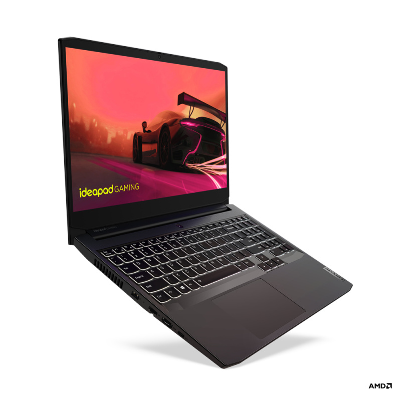 Lenovo IdeaPad Gaming 3 AMD Ryzen™ 7 5800H Ordinateur portable 39,6 cm (15.6") Full HD 16 Go DDR4-SDRAM 512 Go SSD NVIDIA GeForce RTX 3060 Wi-Fi 6 (802.11ax) Windows 11 Home Noir