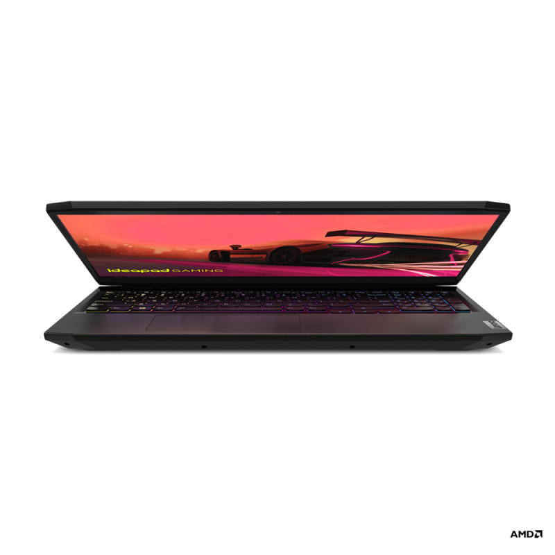 Lenovo IdeaPad Gaming 3 AMD Ryzen™ 7 5800H Ordinateur portable 39,6 cm (15.6") Full HD 16 Go DDR4-SDRAM 512 Go SSD NVIDIA GeForce RTX 3060 Wi-Fi 6 (802.11ax) Windows 11 Home Noir