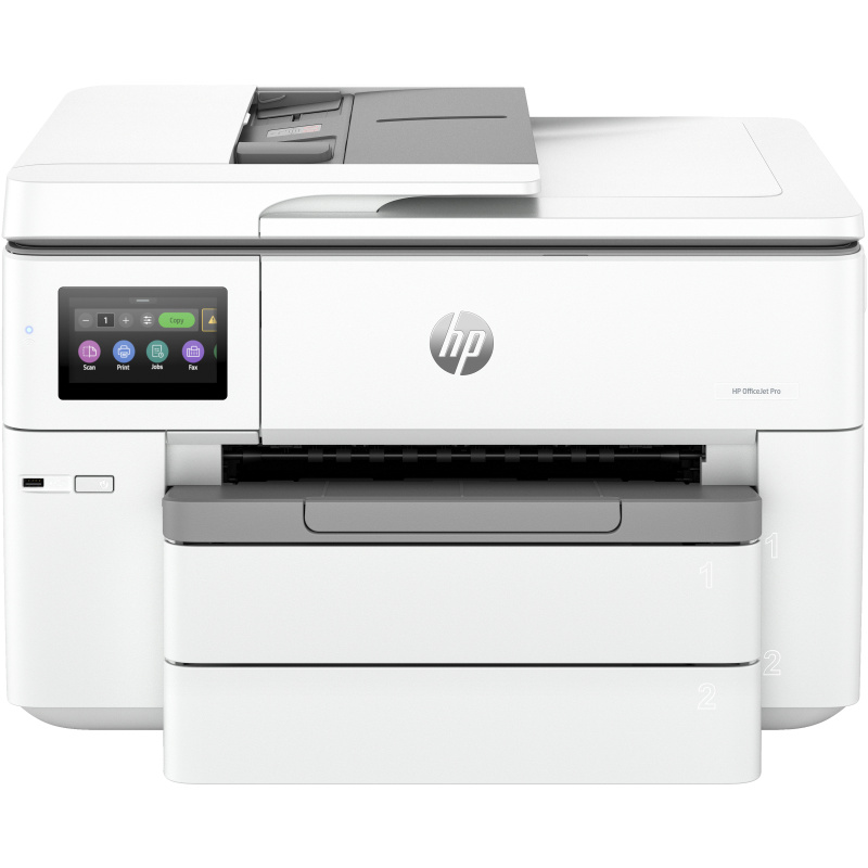 HP OfficeJet Pro Imprimante tout-en-un grand format 9730, Couleur, Imprimante pour Petit bureau, Impression, copie, numérisation, Sans fil; Imprimer depuis un téléphone ou une tablette; Chargeur automatique de documents; Impression recto-verso; Numér...