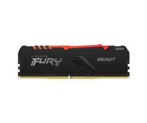 Kingston Technology FURY Beast RGB module de mémoire 8 Go 1 x 8 Go DDR4 3600 MHz