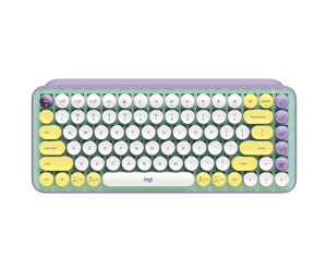 Logitech POP Keys Wireless Mechanical Keyboard With Emoji Keys clavier Universel Bluetooth AZERTY Français Couleur menthe