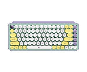 Logitech POP Keys Wireless Mechanical Keyboard With Emoji Keys clavier Universel Bluetooth AZERTY Français Couleur menthe