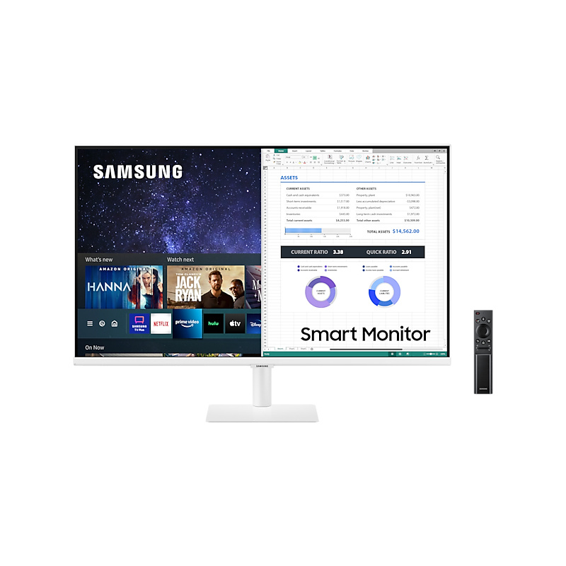 Samsung Smart Monitor M5 écran plat de PC 81,3 cm (32") 1920 x 1080 pixels Full HD Blanc