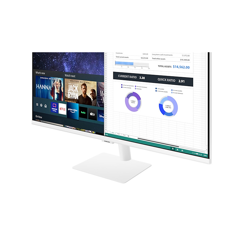 Samsung Smart Monitor M5 écran plat de PC 81,3 cm (32") 1920 x 1080 pixels Full HD Blanc