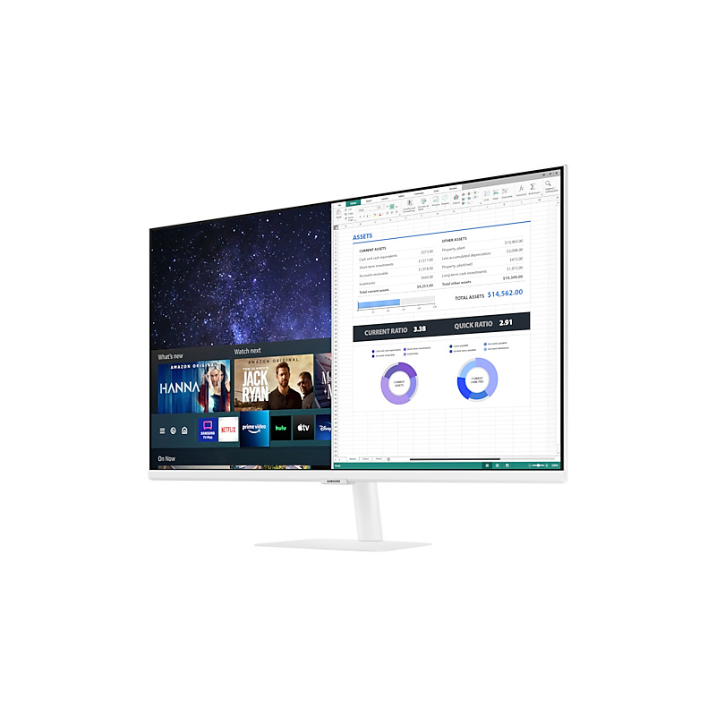 Samsung Smart Monitor M5 écran plat de PC 81,3 cm (32") 1920 x 1080 pixels Full HD Blanc