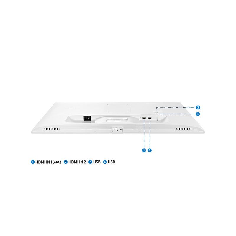 Samsung Smart Monitor M5 écran plat de PC 81,3 cm (32") 1920 x 1080 pixels Full HD Blanc