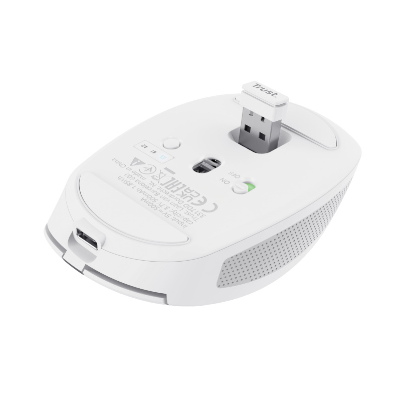 Trust Ozaa souris Bureau Droitier RF sans fil + Bluetooth Optique 3200 DPI