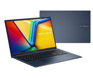 ASUS Vivobook 17 P1704ZA-AU294X Intel® Core™ i5 i5-1235U Ordinateur portable 43,9 cm (17.3") Full HD 16 Go DDR4-SDRAM 512 Go SSD Wi-Fi 6E (802.11ax) Windows 11 Pro Bleu