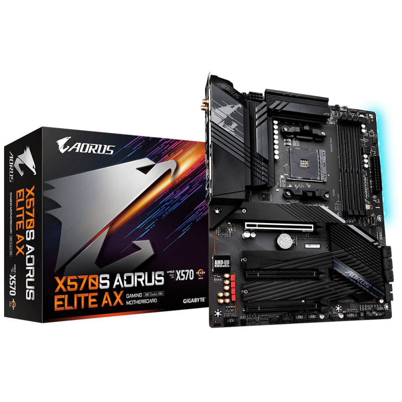 GIGABYTE X570S AORUS ELITE AX carte mère AMD X570 Emplacement AM4 ATX